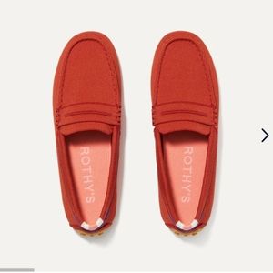 Rothy's The Driver in Red Clementine size 9